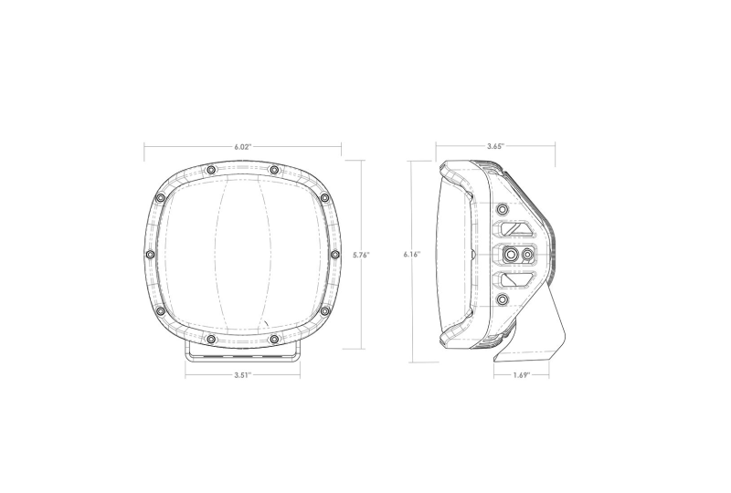 Rigid Adapt XP Extreme PowerSports LED Lights, Pair