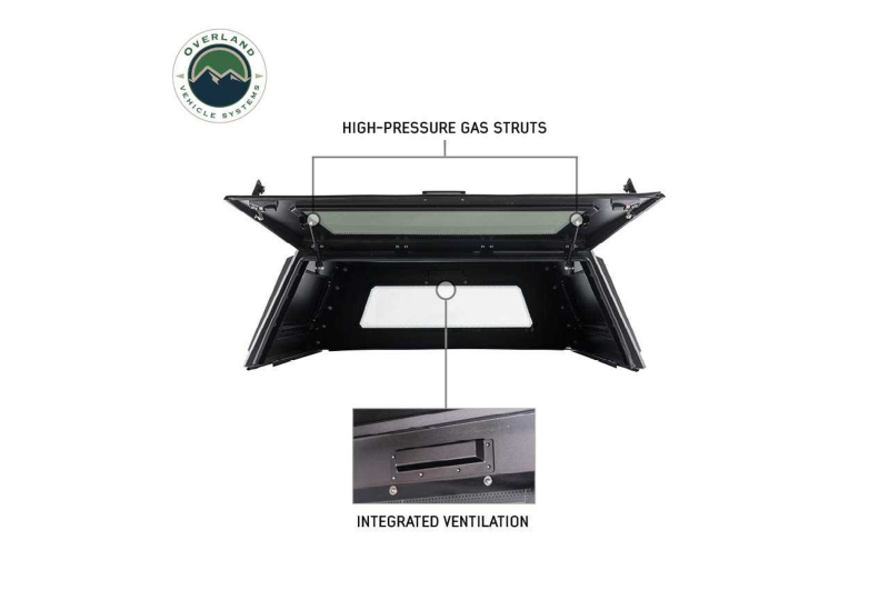 OVS Expedition Truck Cap - 17-22 Ford F-250/350 6.8 ft. Bed