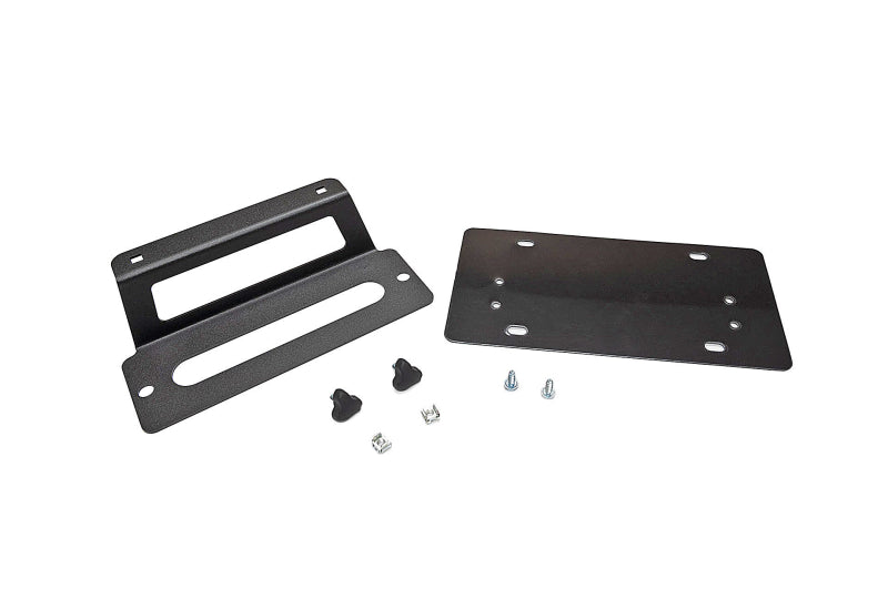 AEV RX/EX Front License Plate Kit; Wrangler JL, Gladiator JT