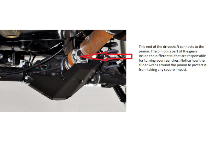 AEV Nth24220AB Rear Differential Slider