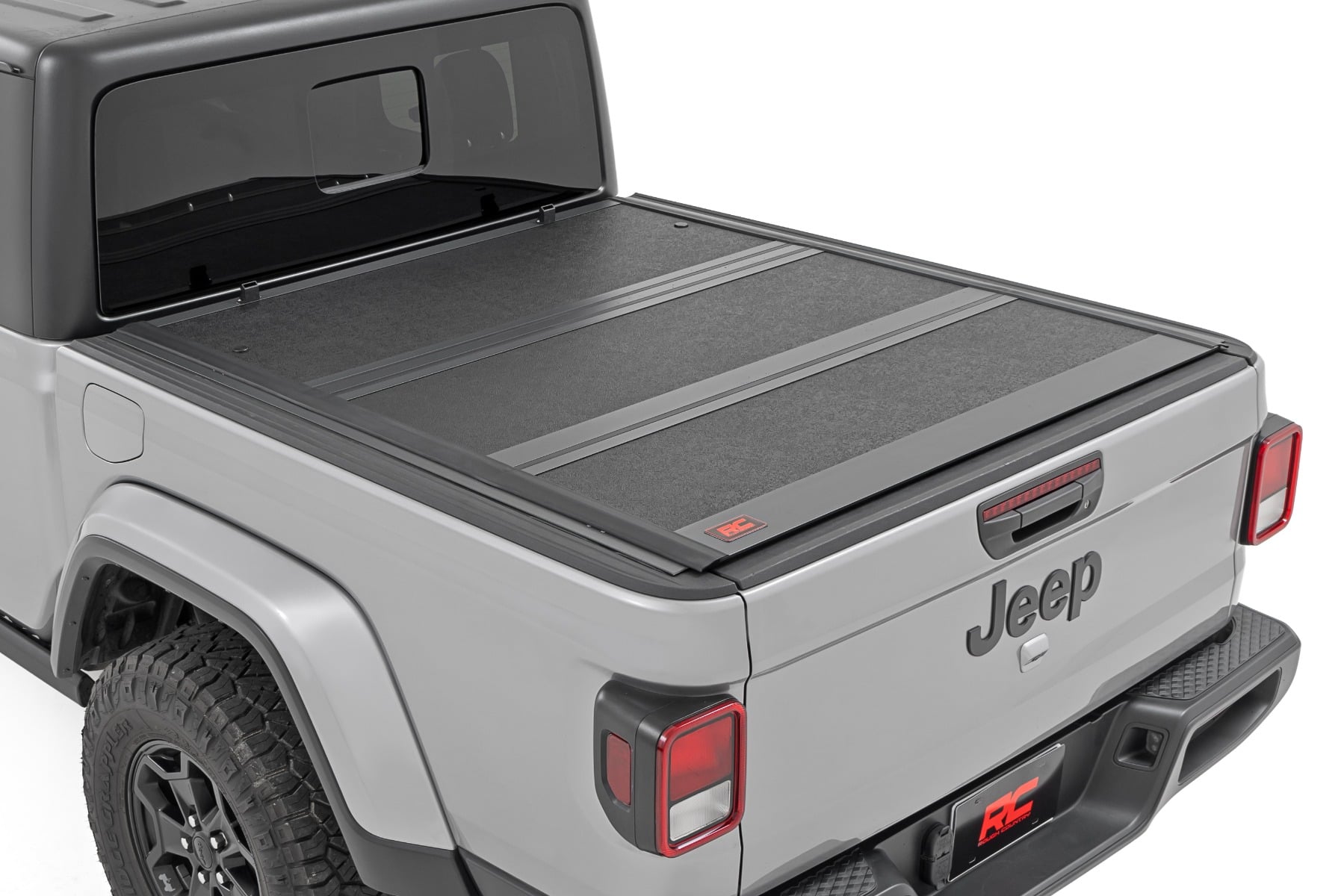 Rough Country Hard Low Profile Bed Cover; Gladiator JT