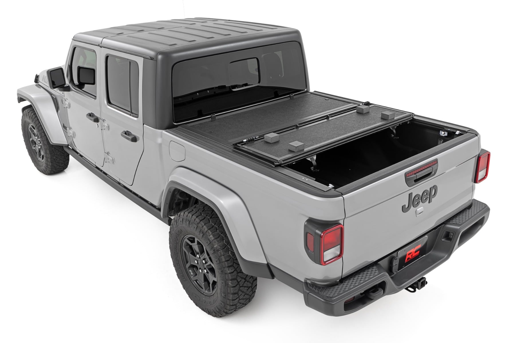 Rough Country Hard Low Profile Bed Cover; Gladiator JT