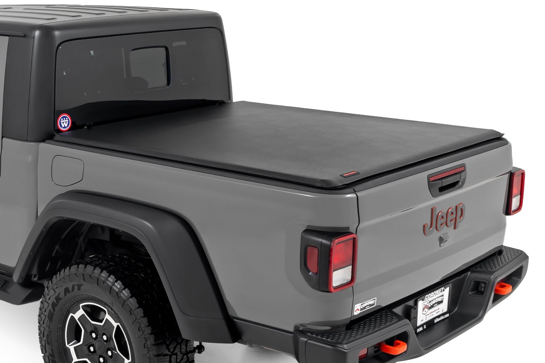 Rough Country Soft Roll Up Bed Cover; Gladiator JT