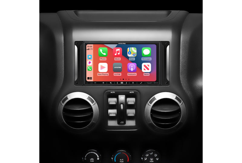 Alpine i407-WRA-JK Restyle Radio; Wrangler JK