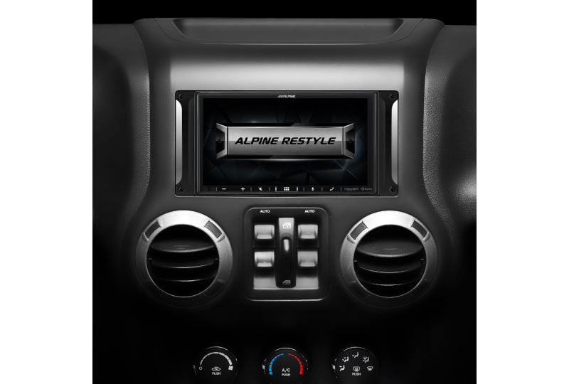 Alpine i407-WRA-JK Restyle Radio; Wrangler JK