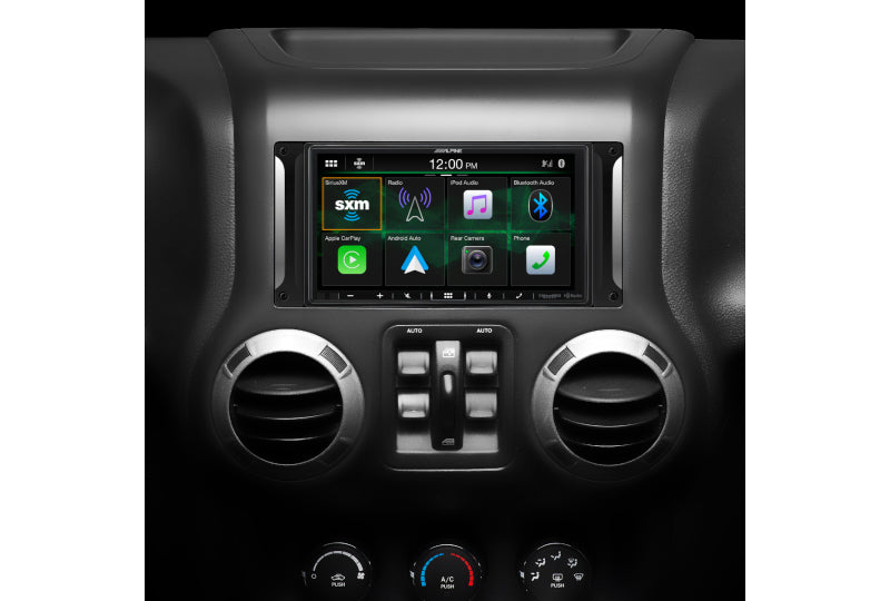 Alpine i407-WRA-JK Restyle Radio; Wrangler JK