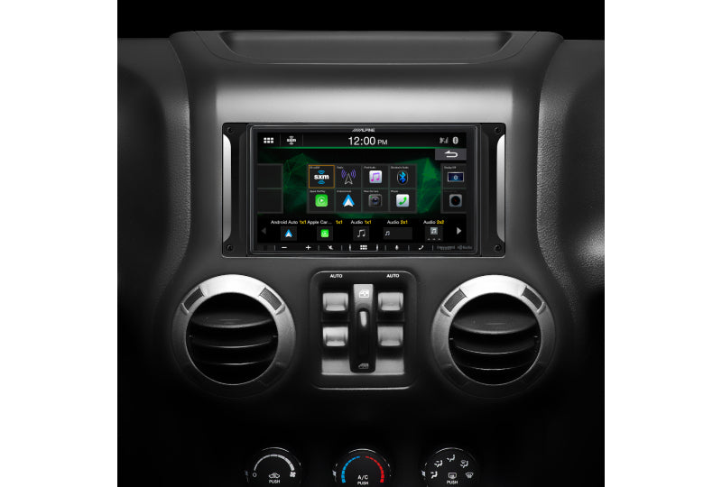 Alpine i407-WRA-JK Restyle Radio; Wrangler JK