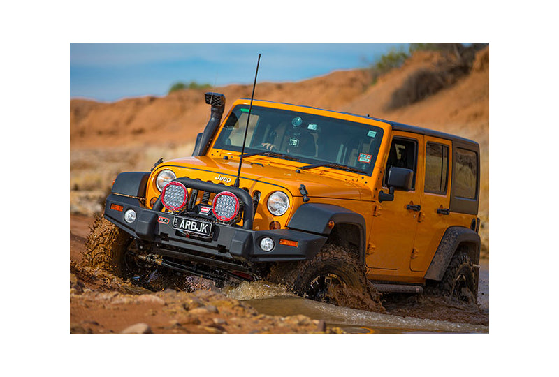 ARB 3450230 Deluxe Bar Front Bumper; Wrangler JK