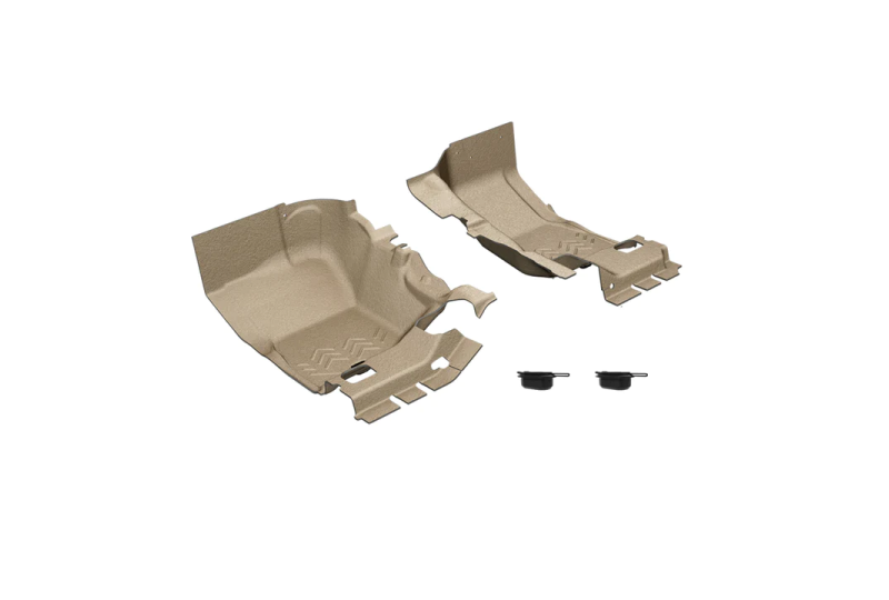 Armorlite Front Flooring (Desert Khaki); Wrangler JK (2 Door)