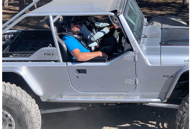 GenRight Padded Arm Rest for Half Doors (Pair) Black; Wrangler JK/JL & Gladiator JT