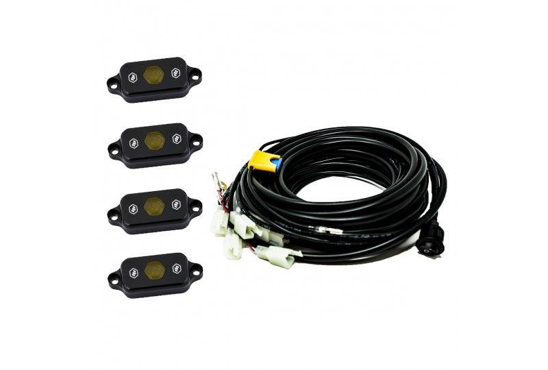 Baja Designs 2018 Jeep JL & JLU Rock Light Kit - Abmber 447056