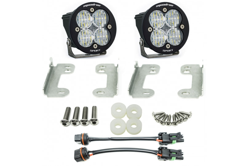 Baja Designs Jeep JL / JLU Sahara Squadron-R Pro Fog Pocket Kit 447071