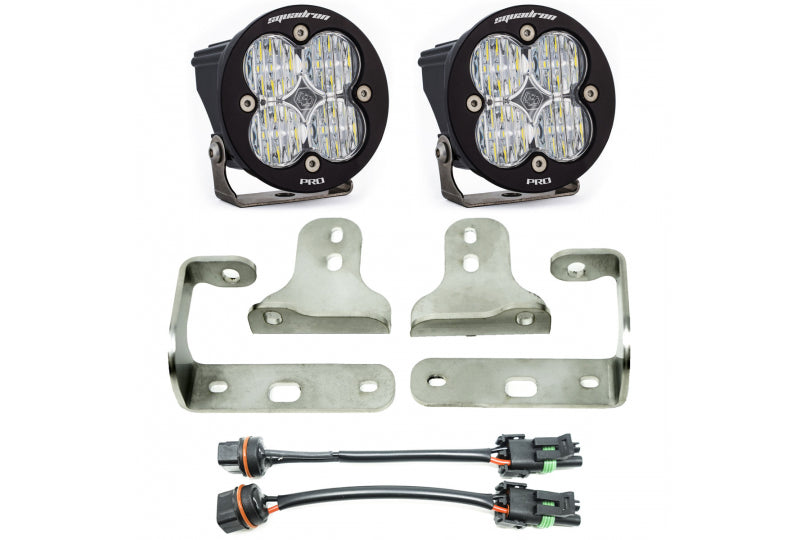Baja Designs Jeep JL Sport / Sport-S Squadron-R Pro Fog Pocket Kit 447067