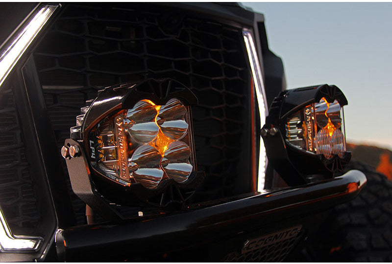 Baja Designs LP4 Pro, LED Lights White, Clear Driving/Combo - Pair