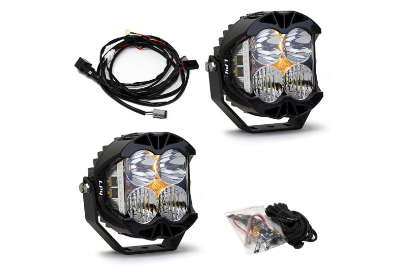Baja Designs LP4 Pro, LED Lights White, Clear Driving/Combo - Pair