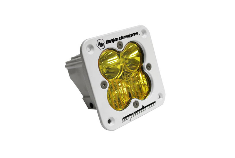 Baja Designs Squadron Sport Flush Mount LED Light White 55 1003 WT Driving Combo Amber Jeep Wrangler JK JKU