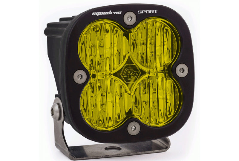 Baja Designs Squadron Sport - Wide / Cornering - Amber LED Light Single 550015