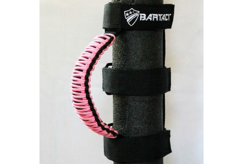 Bartact Universal Paracord Grab Handles Black/Baby Pink-Rose