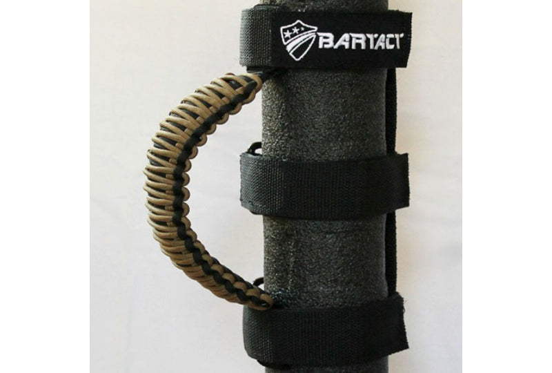 Bartact Universal Paracord Grab Handles Black/Coyote (Pair)