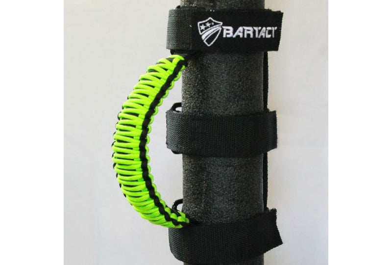 Bartact Universal Paracord Grab Handles Black/Gecko-Neon Green (Pair)