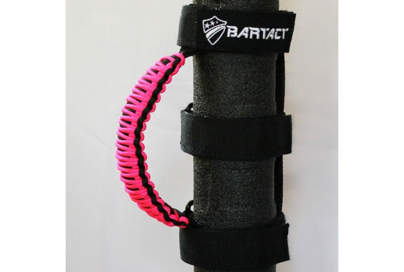 Bartact Universal Paracord Grab Handles Black/Hot Pink (Pair)