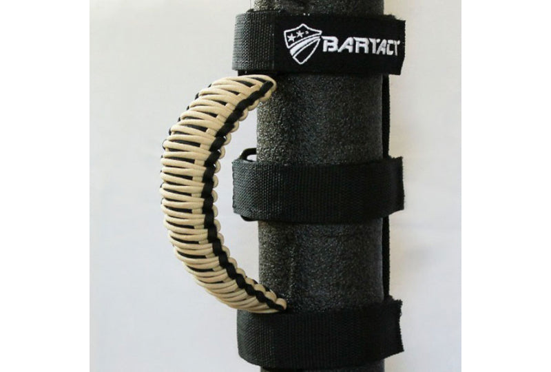 Bartact Universal Paracord Grab Handles Black/Khaki (Pair)
