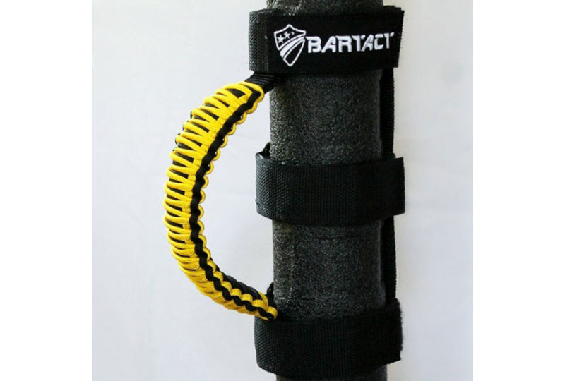 Bartact Universal Paracord Grab Handles Black/Yellow (Pair)