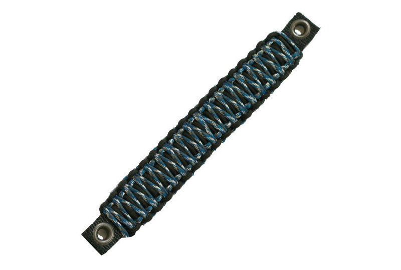 Bartact Paracord Rear Grab Handles Black/Blue Camo (Pair)