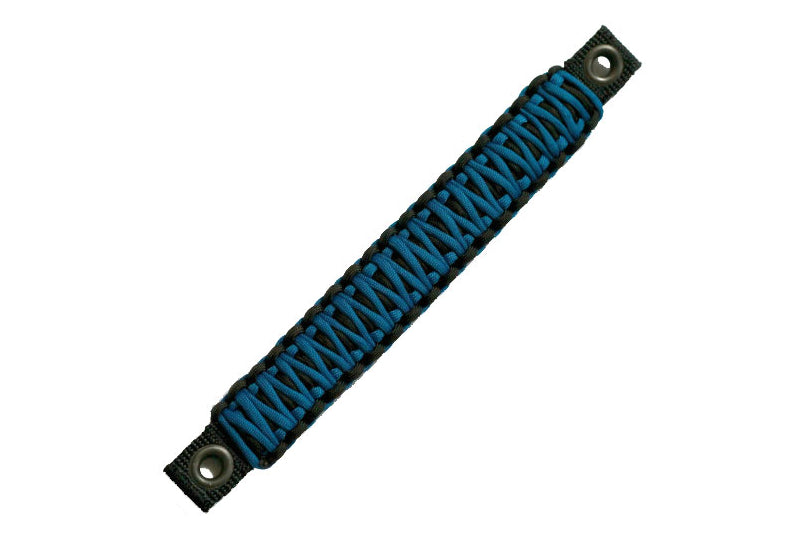Bartact Paracord Rear Grab Handles Black/Royal Blue (Pair)