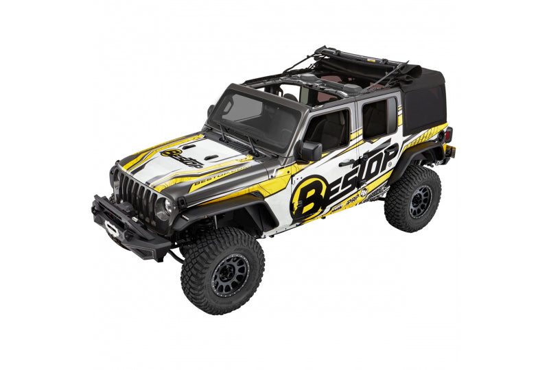 Bestop 54725-17 Supertop ULTRA Black Twill; Wrangler JL Unlimited