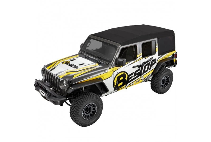 Bestop 54725-17 Supertop ULTRA Black Twill; Wrangler JL Unlimited