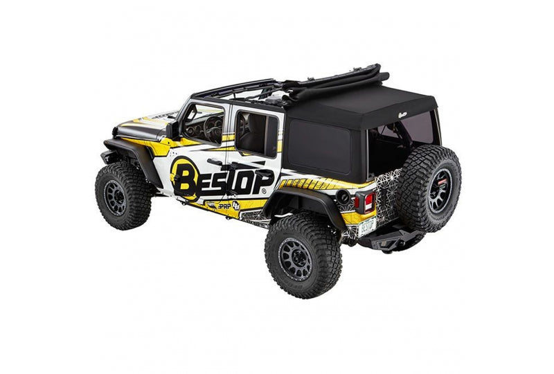 Bestop 54725-17 Supertop ULTRA Black Twill; Wrangler JL Unlimited