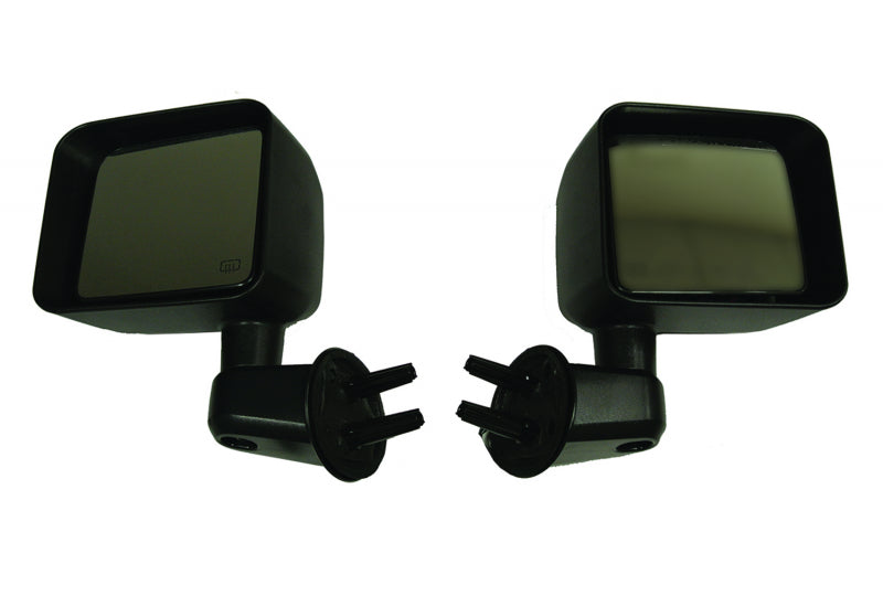 Bestop 51260-01 Jeep JK Wrangler Mirrors HighRock 4X4 Replacement 07-17 Jeep Wrangler JK 2/4 Door ABS Black Pair