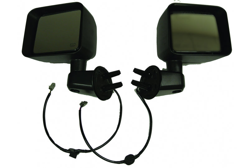 Jeep JK Power Mirrors HighRock 4X4 Replacement 11-13 Jeep Wrangler JK 2/4 Door ABS Black Pair Bestop