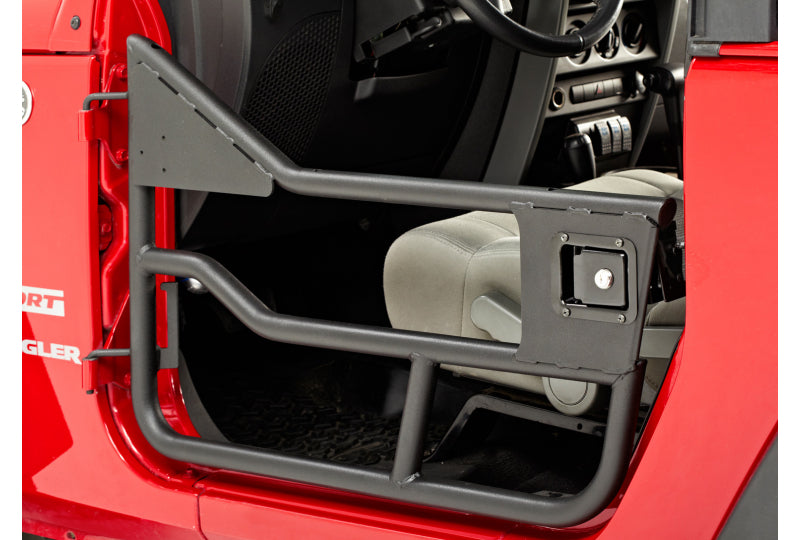 Jeep JK Element Doors HighRock 4X4 Front Steel 07-17 Jeep Wrangler JK 2/4 Door Matte Black PC Pair Bestop