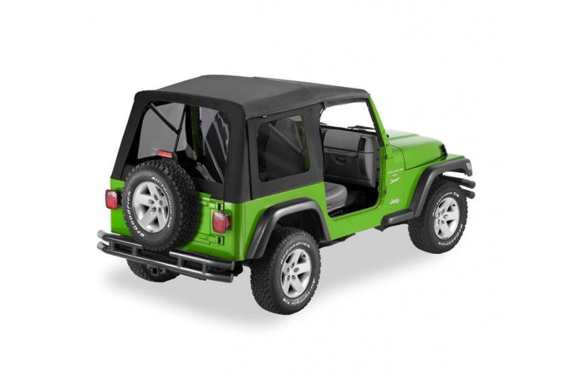 Bestop 54709-15 Jeep TJ Supertop Classic w/Tinted Windows 97-06 Jeep Wrangler TJ Black Denim Kit