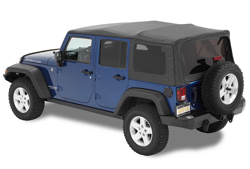 Bestop Supertop NX for Jeep Wrangler JK 2-Door | Black Diamond | 54722-35