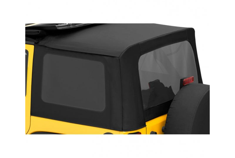 Bestop 58135-35 Jeep JK Unlimited Tinted Window Kit For Sailcloth Replace-A-Top 11-17 Jeep Wrangler JK Unlimited Black Diamond