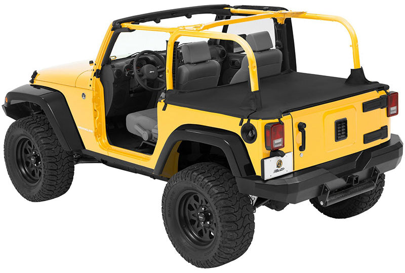Bestop 90033-35 Duster Deck Cover, Black Diamond; Wrangler JK 2-Door