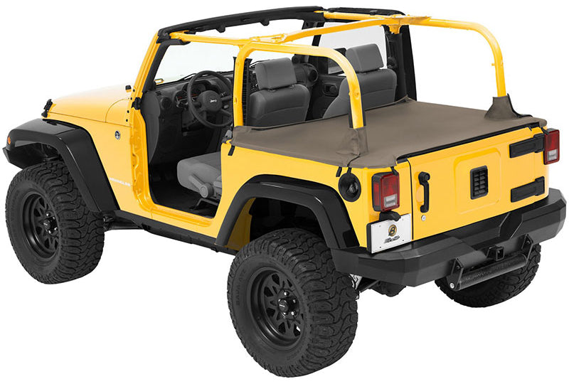 Bestop 90033-35 Duster Deck Cover, Black Diamond; Wrangler JK 2-Door
