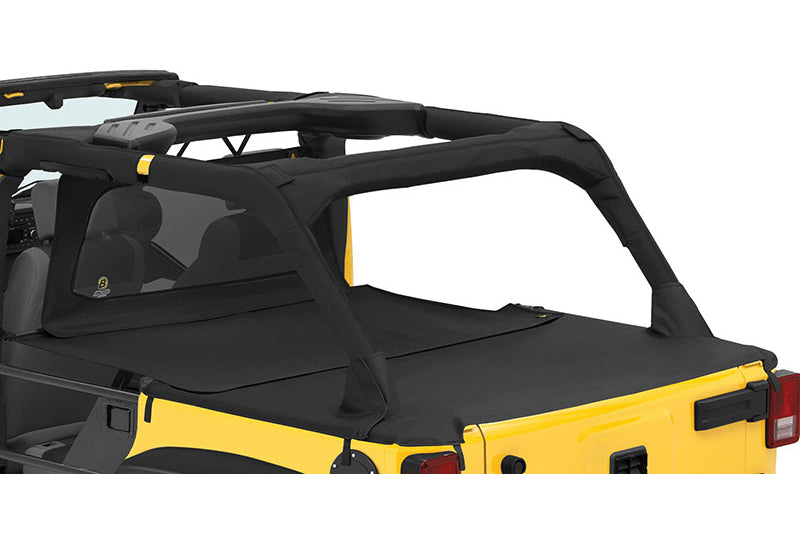 Bestop Duster Deck Cover Extension, Black Diamond; Wrangler JK Unlimited