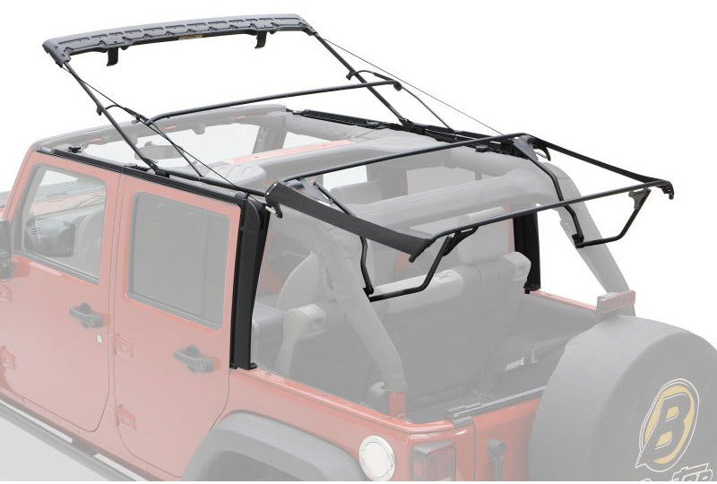 Bestop 54823-17 Supertop NX for Wrangler JK Unlimited; Black Twill w/ Tinted Windows