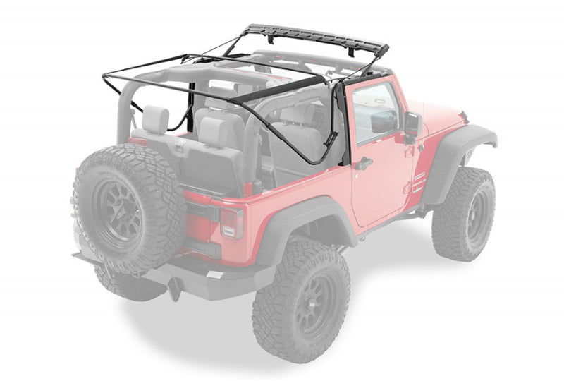 Bestop Supertop NX for Jeep Wrangler JK 2-Door | Black Diamond | 54722-35