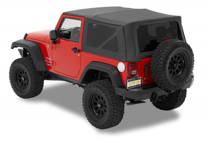Bestop Supertop NX for Jeep Wrangler JK 2-Door | Black Diamond | 54722-35
