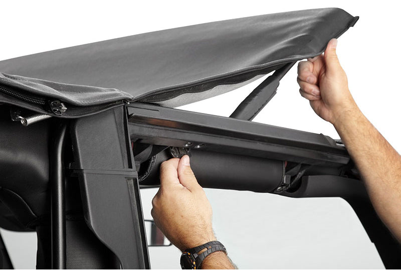 Bestop 54823-17 Supertop NX for Wrangler JK Unlimited; Black Twill w/ Tinted Windows