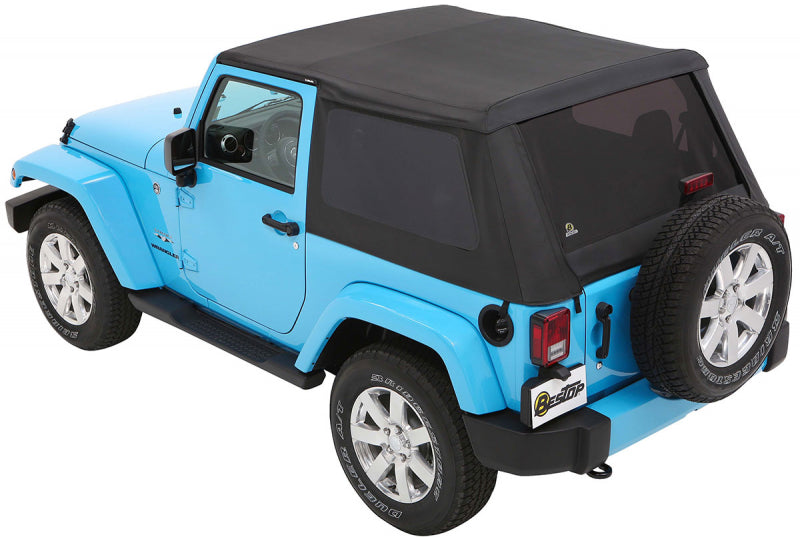 Bestop Trektop NX Plus Black Diamond Soft Top: Wrangler JK 2DR