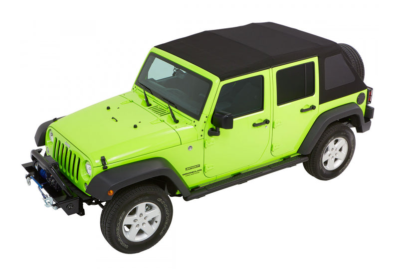 Bestop Trektop NX Glide Black Twill: Wrangler JK Unlimited