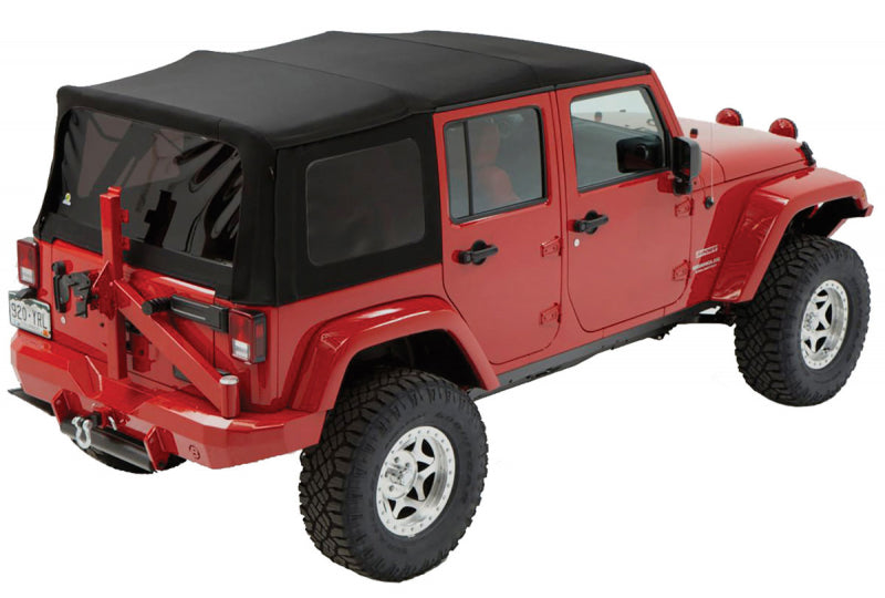 Bestop Replace-A-Top for Wrangler JK; Black Twill - 4 Door, 2007 - 2009