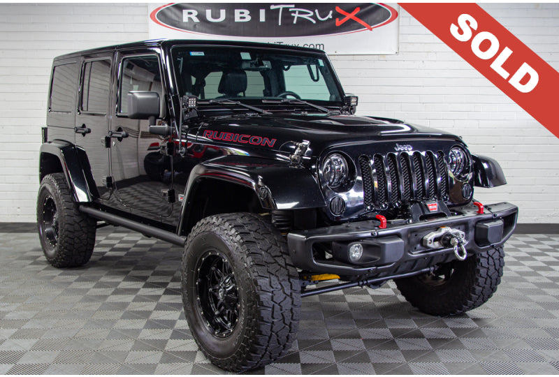 2013 Jeep Wrangler JK Unlimited Rubicon 10A Black - SOLD