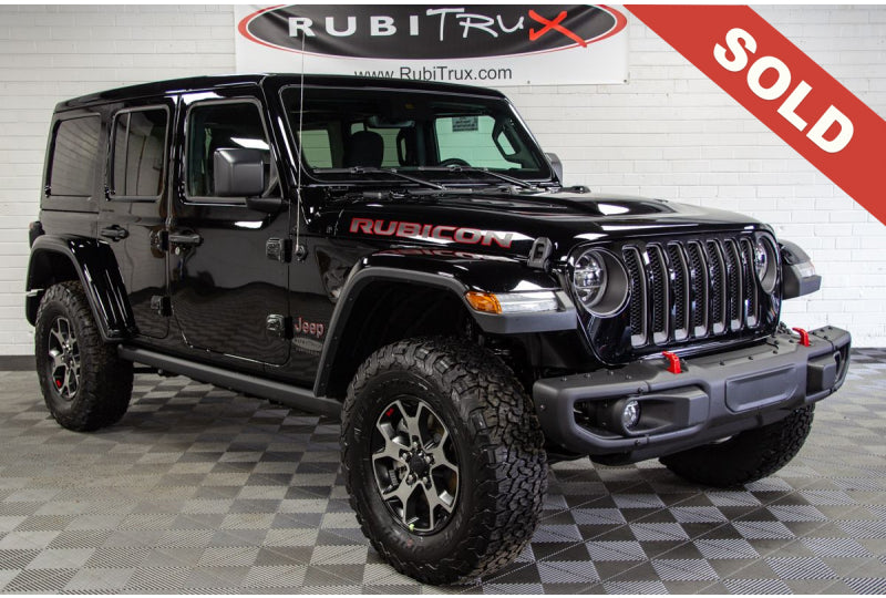 2020 Jeep Wrangler Rubicon Unlimited Black - SOLD